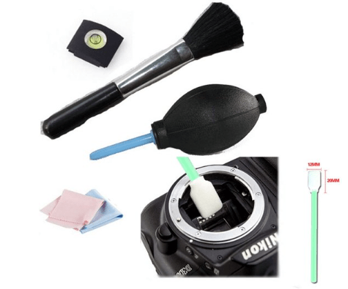 fototoestel uitrusting lens obejectief reinigen 